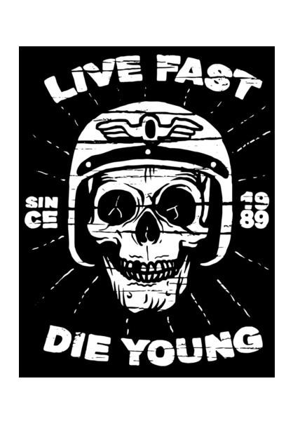 PosterGully Specials, Live Fast 1 Wall Art