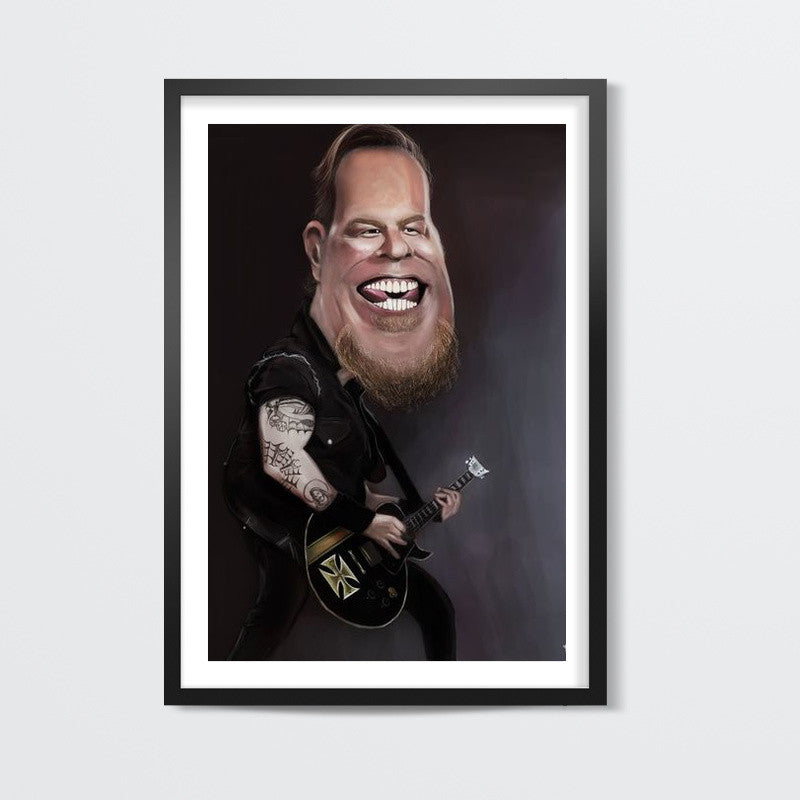 James Hetfield Metallica Caricature | Ankit Soni