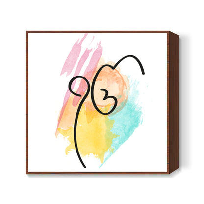 ek onkar Square Art Prints