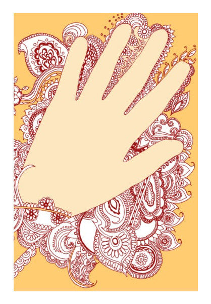 Wall Art, Henna Hands Wall Art | Liu, - PosterGully