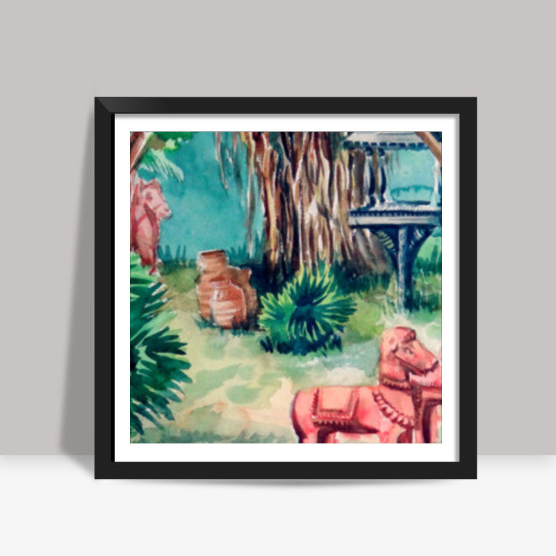 Craft Museum WaterColor Square Art Prints