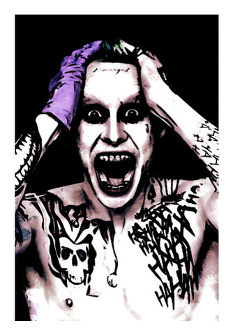 Wall Art, Joker Jared Letto Batman Suicide Squad Comic Movie Character Artwork