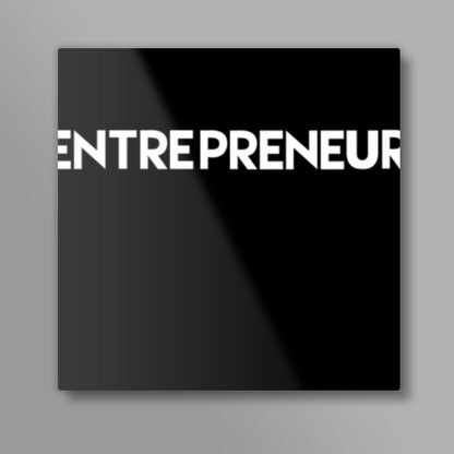 Entrepreneur Black Square Art Prints