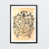 Hogwarts founders poster Wall Art