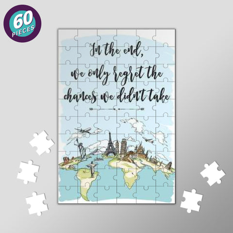 Quirky World Map Jigsaw Puzzles