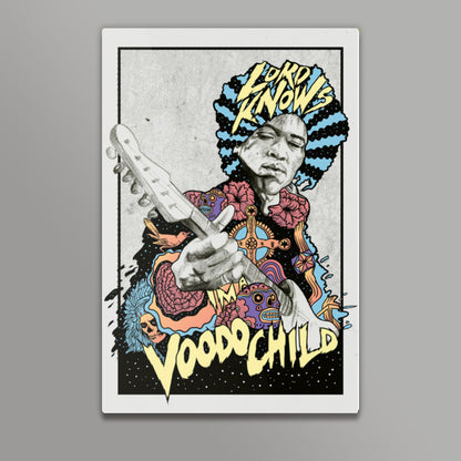 Voodoo Child | Jimi Hendrix Wall Art