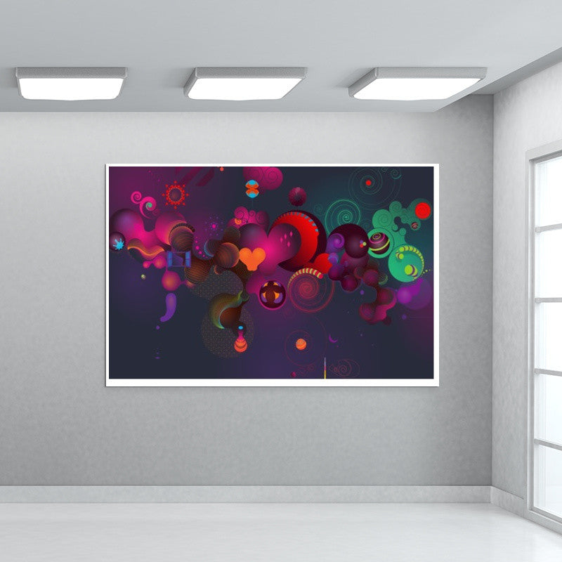 Flying hearts  Wall Art