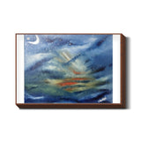 The Sky at Dusk | Bare Hand Painting - Nature Abstract | Wall Art