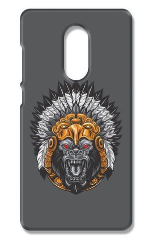 Gorilla Wearing Aztec Headdress Xiaomi Redmi Note 4 Cases
