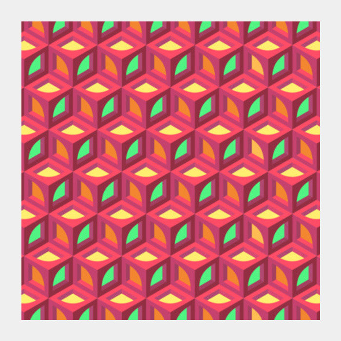 Square Art Prints, 3d pattern Square Art Prints