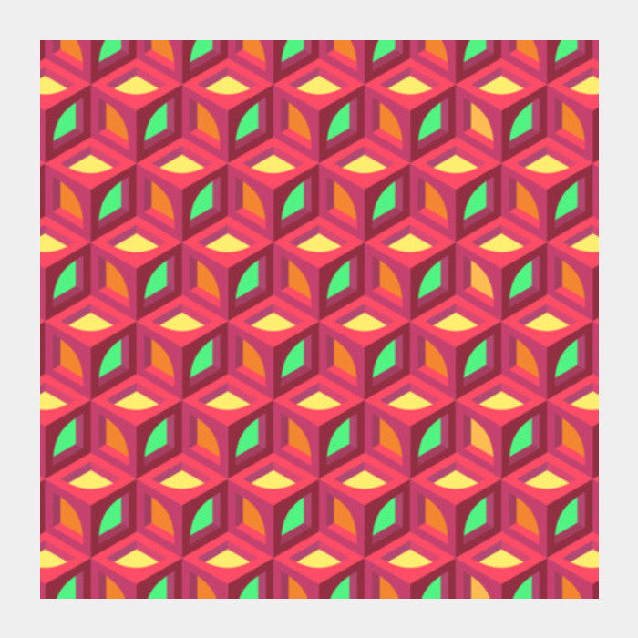 Square Art Prints, 3d pattern Square Art Prints