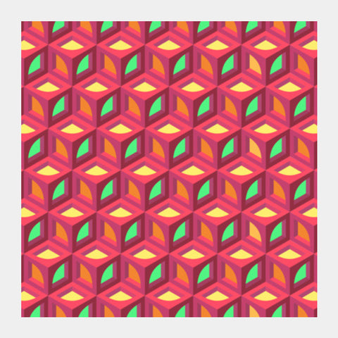 Square Art Prints, 3d pattern Square Art Prints