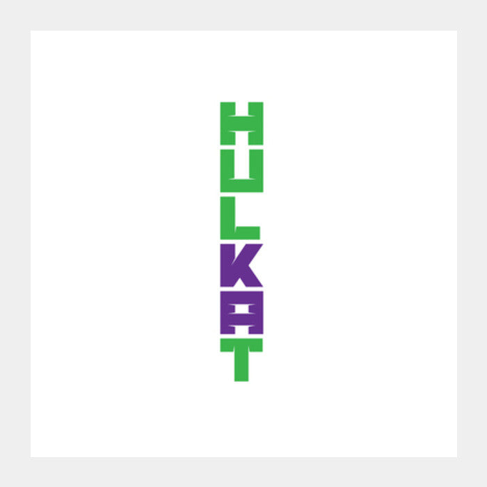 Square Art Prints, Hulk-at Square Art Prints