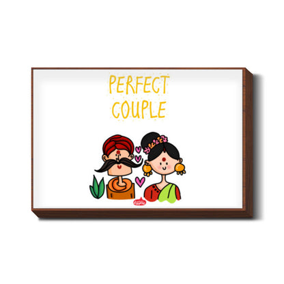 The Desi Perfect Couple Wall Art