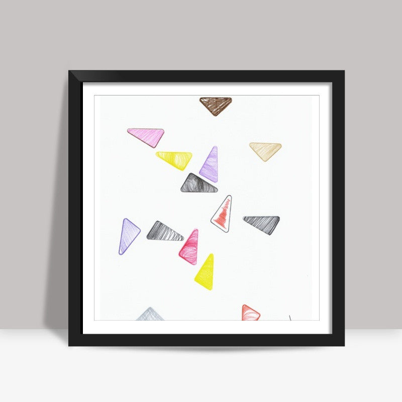 The Thoughtful Man Square Art Prints