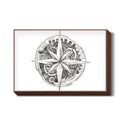 Antique Compass Wall Art