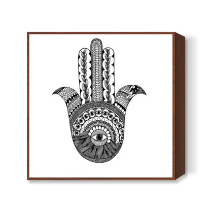The hand of fatima  Square Art Prints