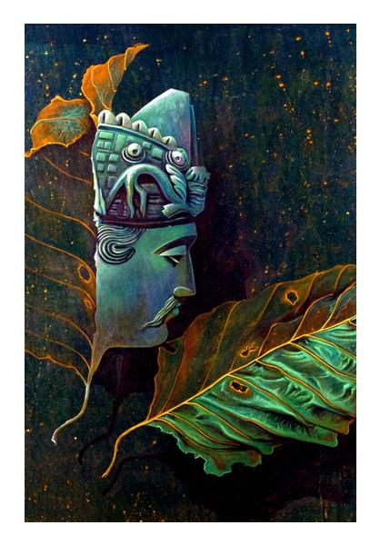 PosterGully Specials, Bodhi in Green Space Wall Art