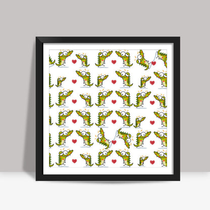 CROC LOVE! Square Art Prints
