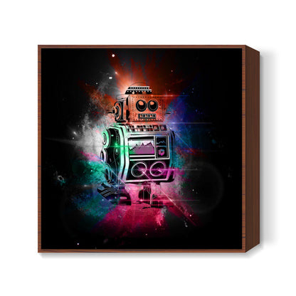 Retro Droid Star Wars Robot Square Art Prints