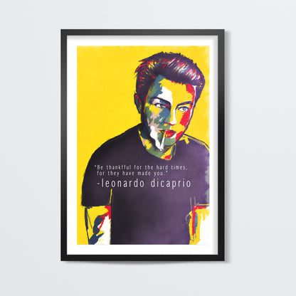 leonardo dicaprio fan art Wall Art