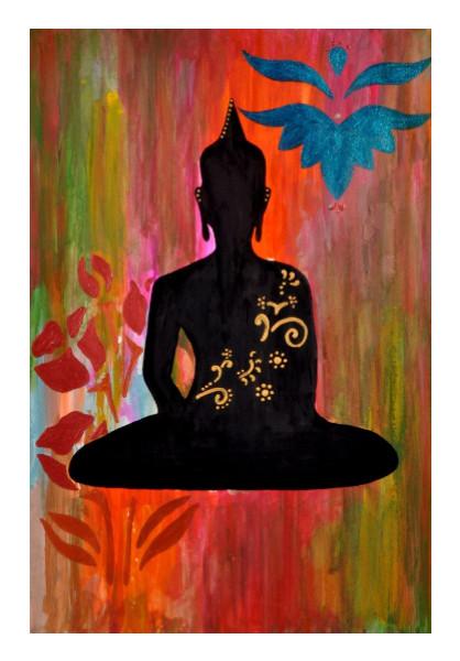 PosterGully Specials, Buddha Painting Wall Art | ShwetaD | PosterGully Specials, - PosterGully