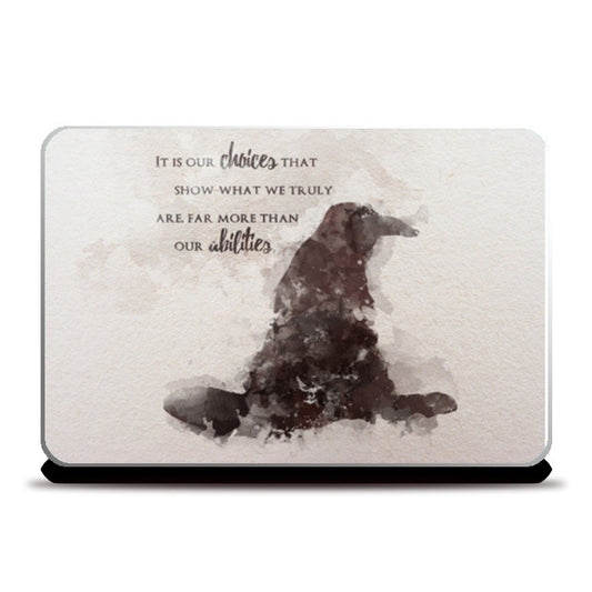 Harry Potter - Dumbledore quote Laptop Skins