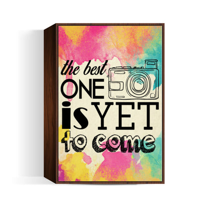 Vintage Camera Quote Wall Art