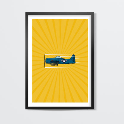 Grumman F8F Bearcat Wall Art