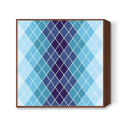 Diamond Stripes Abstract Prin Square Art Prints