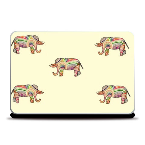 Doodle elephant Laptop Skins