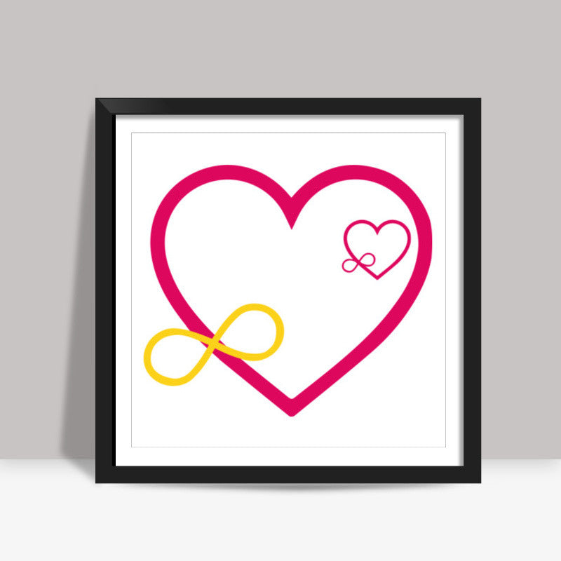 Love Infinity Square Art Prints