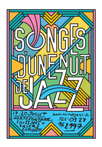 Jazz Music Festival Concert Poster Wall Art