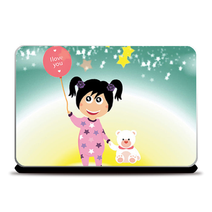 Laptop Skins, Moon Girl Laptop Skins