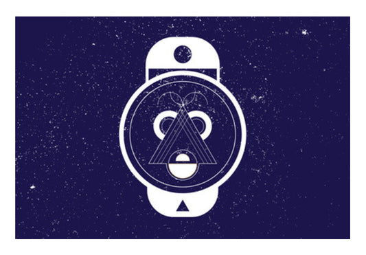 Zodiac Geometric Sign Art PosterGully Specials
