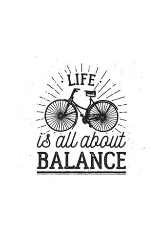 Life Is All About Balance Wall Art PosterGully Specials