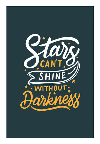 Stars Cant Shine Without Darkness  Wall Art