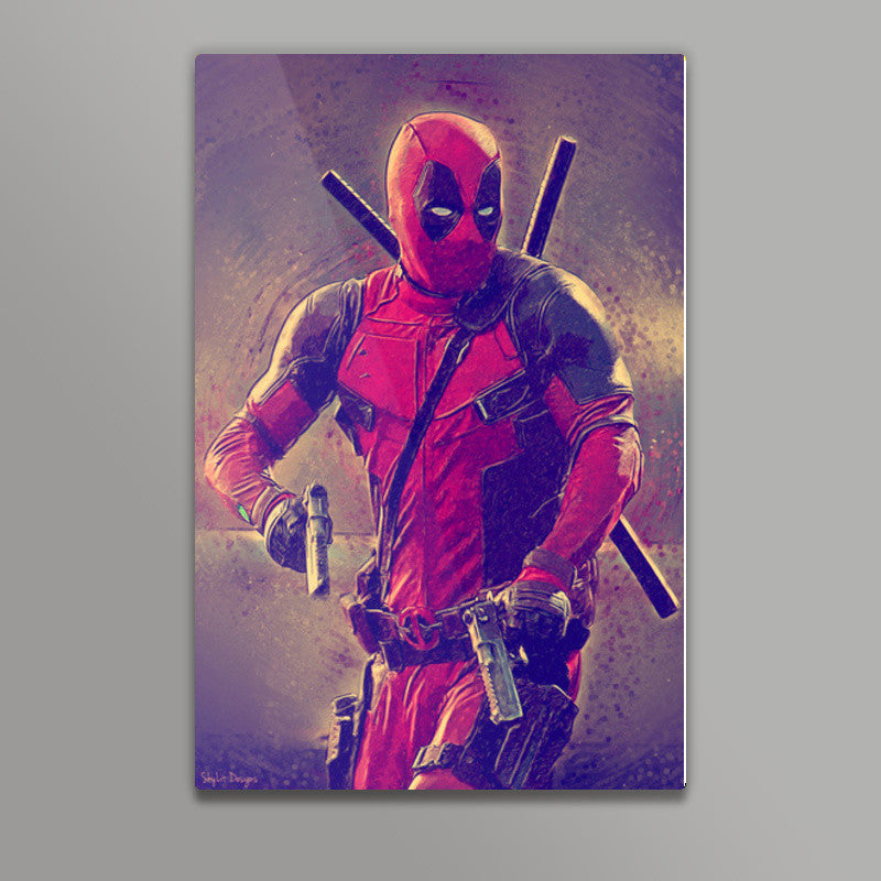 Deadpool Painitng Wall Art