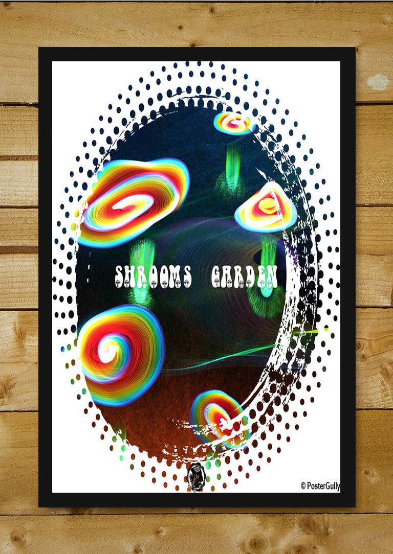 Brand New Designs, Shrooms Garden Artwork