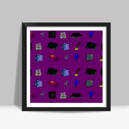 Books and Ideas Square Art Prints