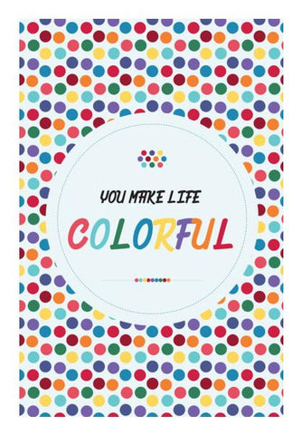 PosterGully Specials, Life is colorful Wall Art