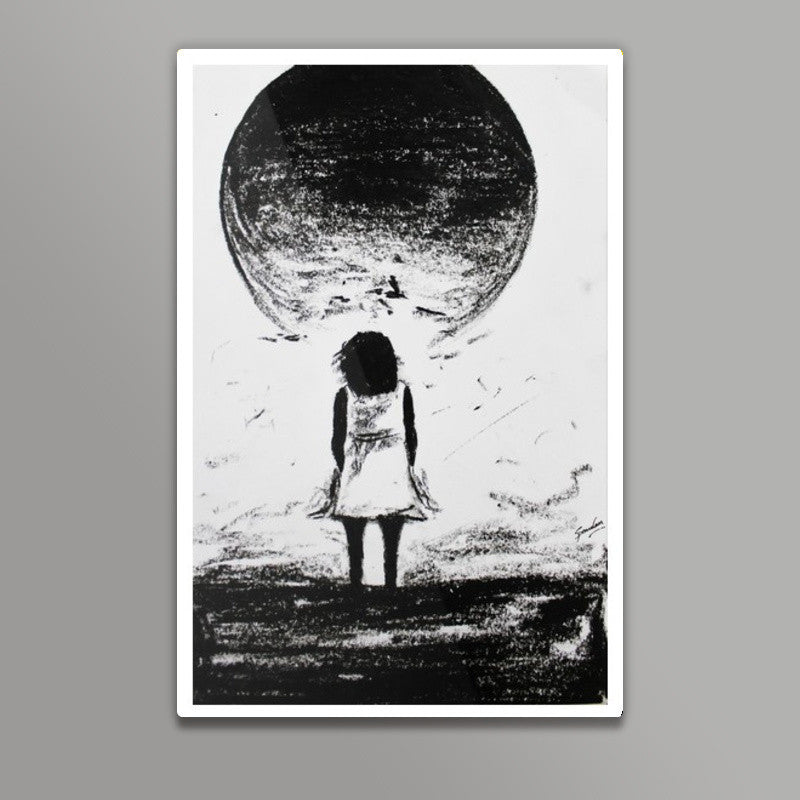 THE LONELY GIRL Wall Art