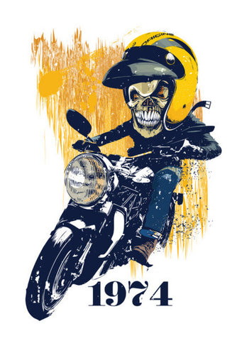 skull rider Wall Art