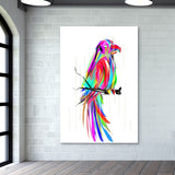 colored parrot Wall Art