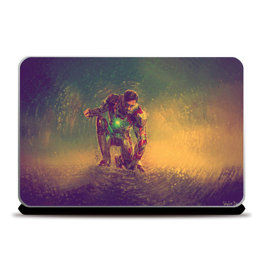 Iron Man Painting Laptop Skins
