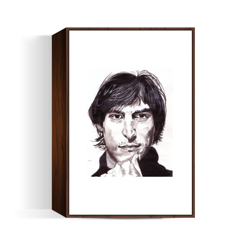 Visionary Steve Jobs inspires the world to follow the heart Wall Art