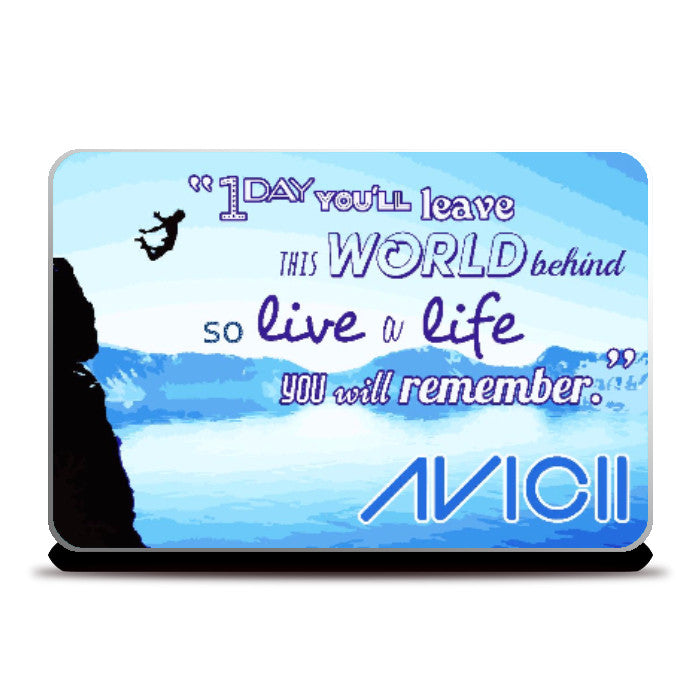 Laptop Skins, Avicii FanArt Laptop Skin