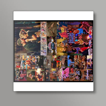 Friends poster Square Art Prints