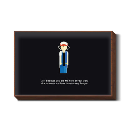 ash ketchum minimalist pokemon go Wall Art