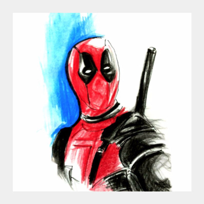 Square Art Prints, Deadpool Square Artwork